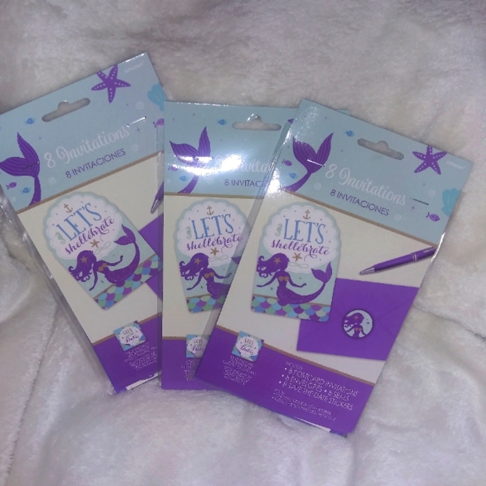 Mermaid Invitations